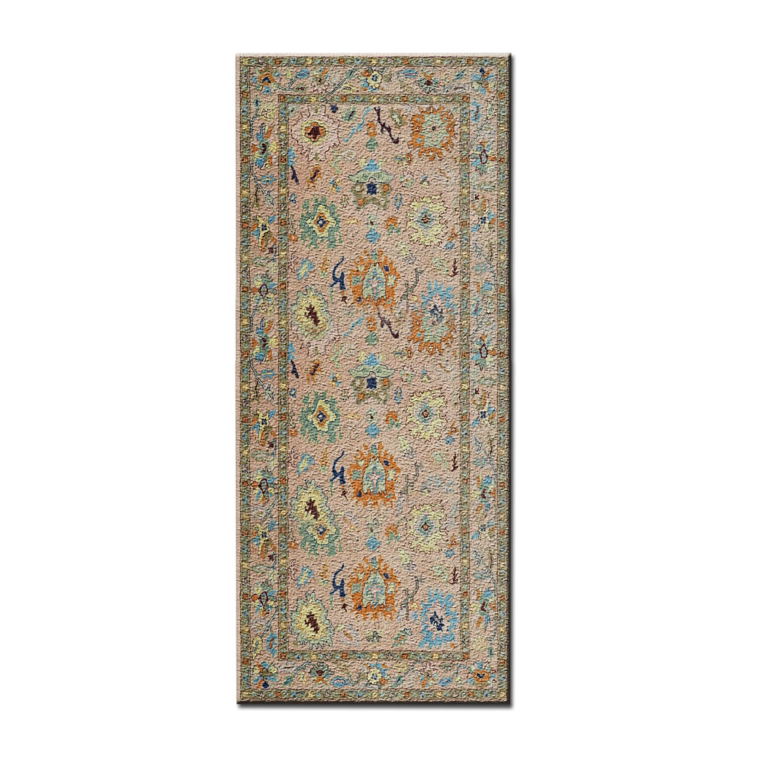 MARAVENIS - Hand Knotted Oushak Carpet